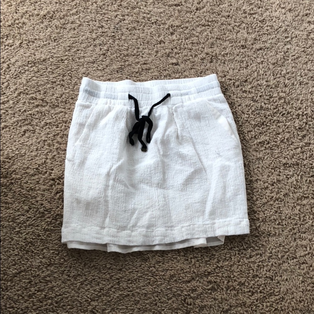 White skirt